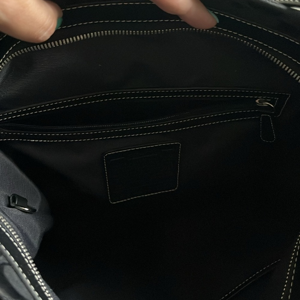 Coach Black Large Buckle Duffle Bag - Picture 10 of 15